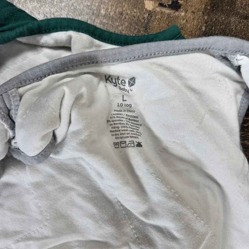 Kyte Heavy Baby Sleep Sack 1.0 Tog Bamboo Blend Toddler Size Large Lot of 2 - Picture 9 of 14